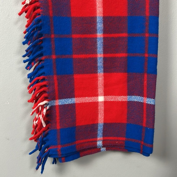 Vintage faribault Made in Minnesota Plaid Blanket Rectangular - Picture 5 of 10